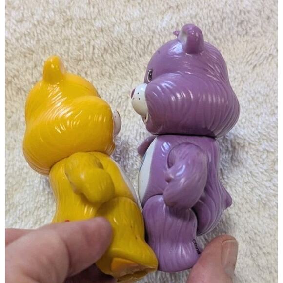 Lot 2 Care Bears PVC Figures 3" TCFC SHARE BEAR, FUNSHINE BEAR, nice - Picture 9 of 9